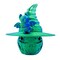 3D Printed Halloween Pumpkin Figurine Colorful Bat Witch Hat Pumpkin Head Fidget Toy Home Office Desktop Decoration